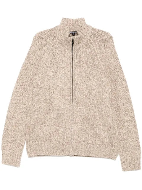 James Perse chunky zip-up cardigan