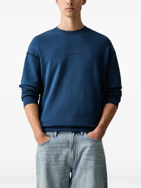 Scotch & Soda logo-print sweater
