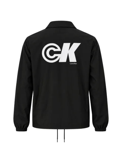 Calvin Klein Jeans logo-print shell jacket