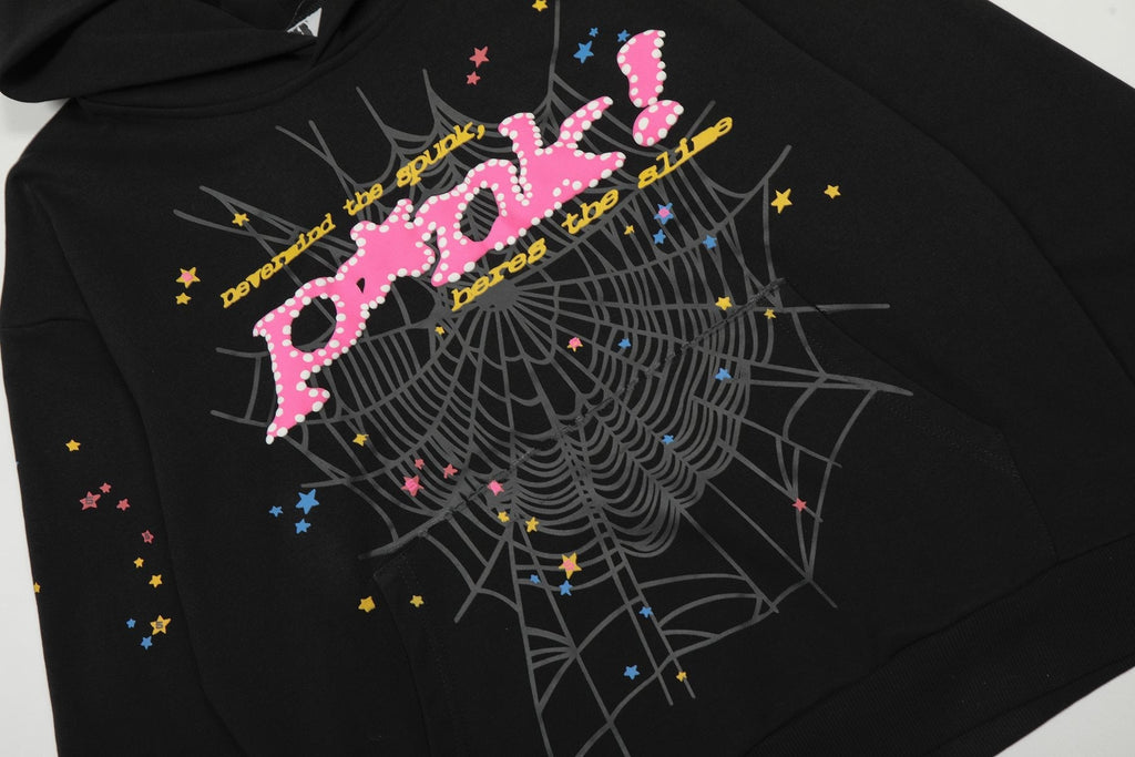 Sp5der Spiderweb Star Graphic Hoodie