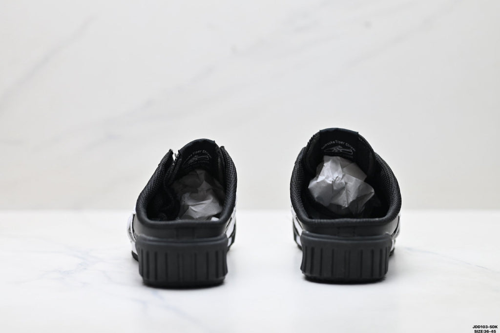 Onitsuka Tiger Retro Sabot Black White Unisex Shoes