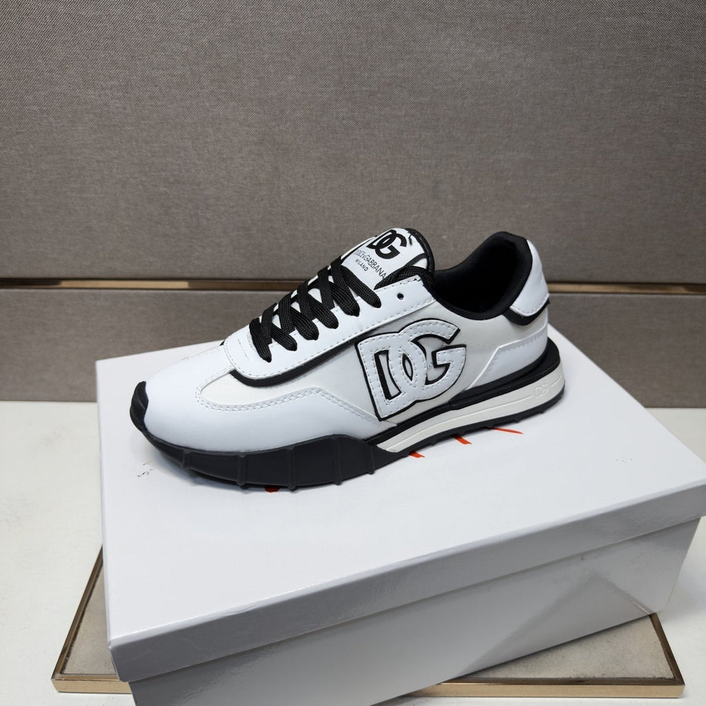 Dolce & Gabbana White DG Low-Top Sneakers